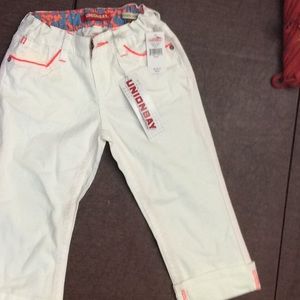 New girls Jean Capri with tags (adjustable waist)